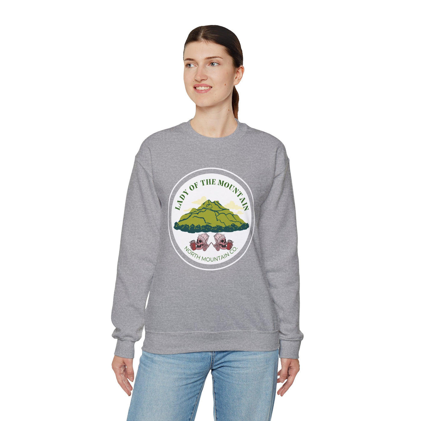 Lady Of The Mountains Heavy Blend™ Crewneck Sweatshirt