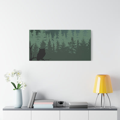 Owl at Midnight Classic Canvas