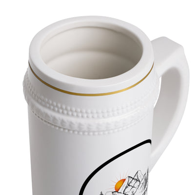 Mountain Morning Sun Beer Stein Mug