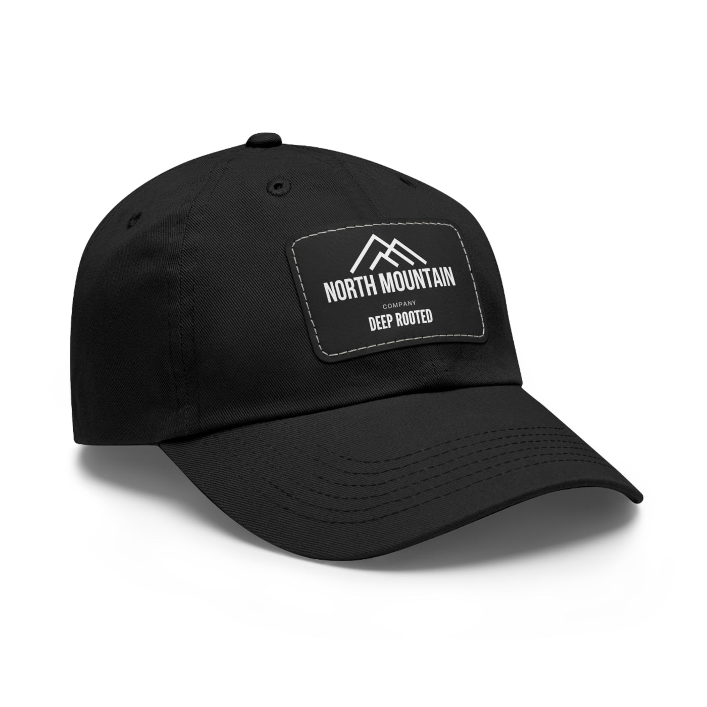 Logo Hat with Leather Patch (Rectangle)