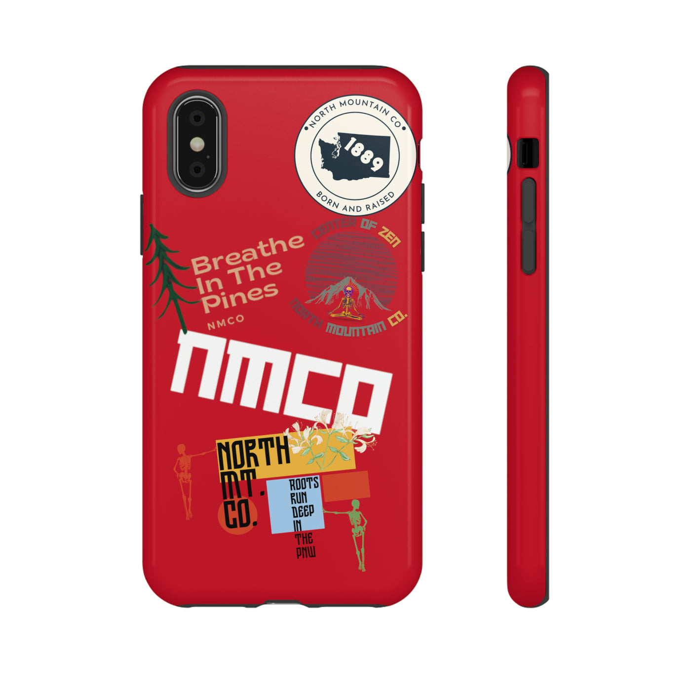 The Collage In Red Tough Cases