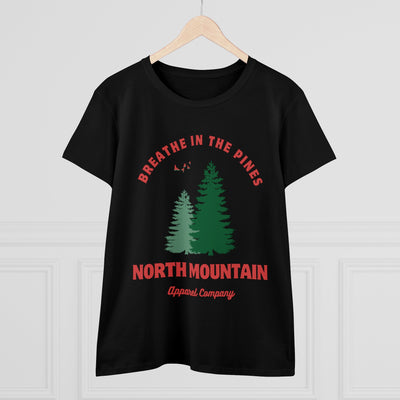 Breathe In The Pine  Midweight Cotton Tee