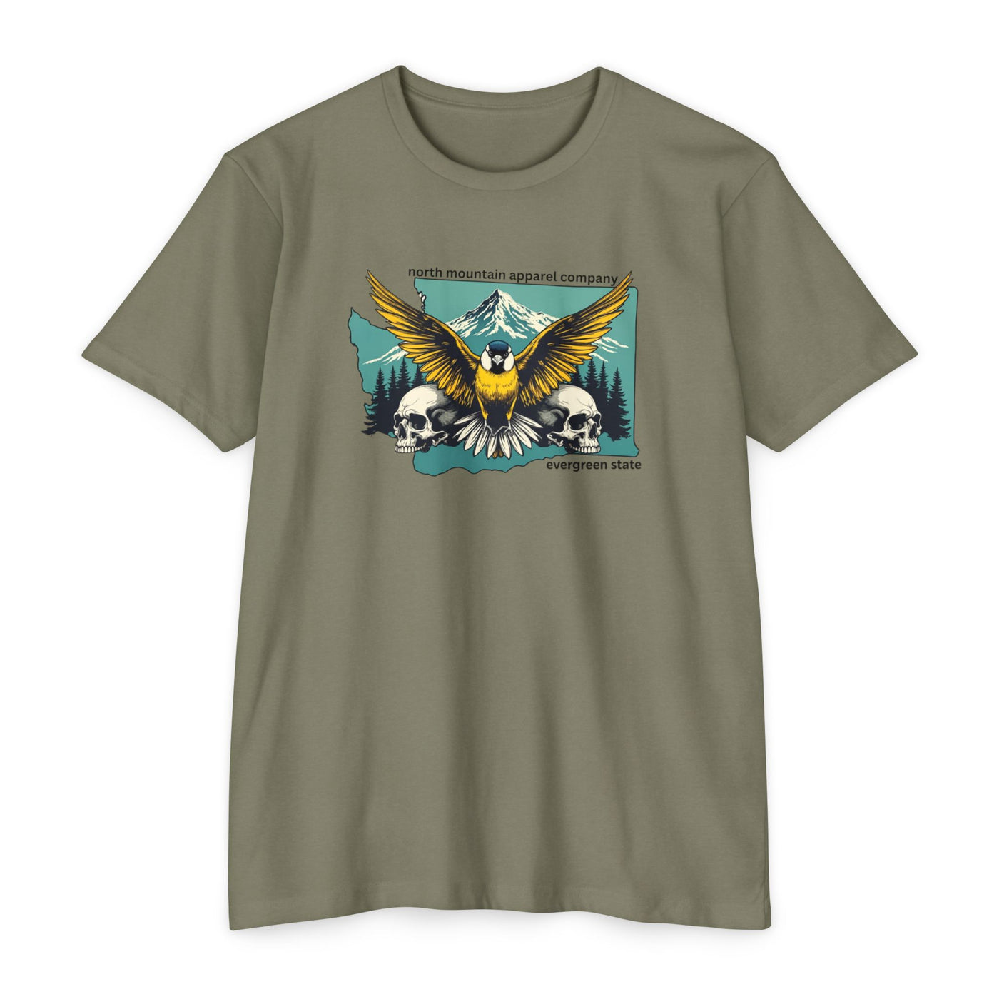 Flight Of The Evergreens CVC Jersey T-shirt