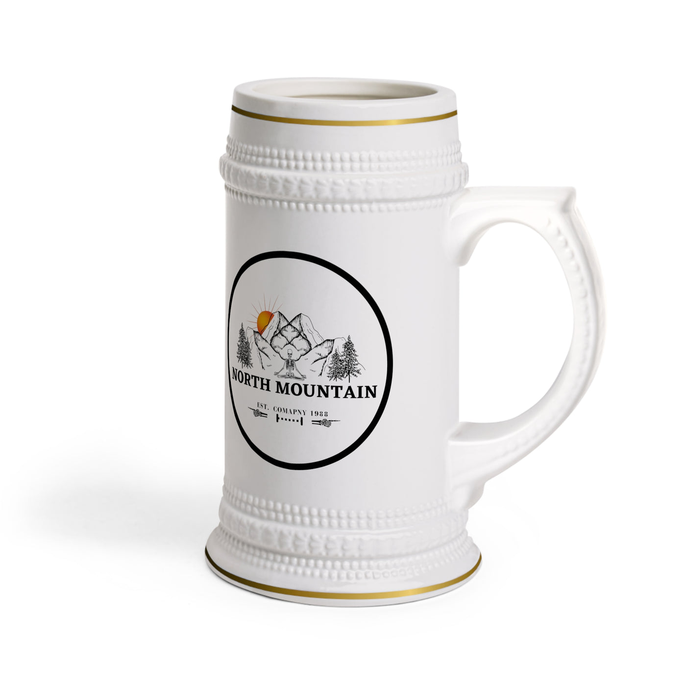 Mountain Morning Sun Beer Stein Mug