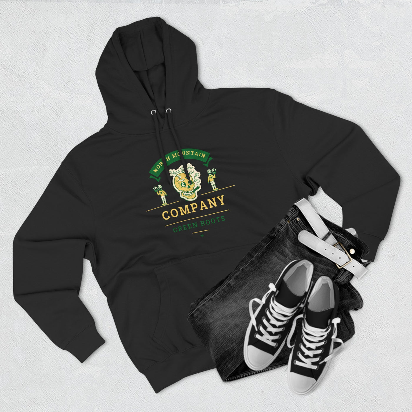 My Roots Are Green Three-Panel Fleece Hoodie