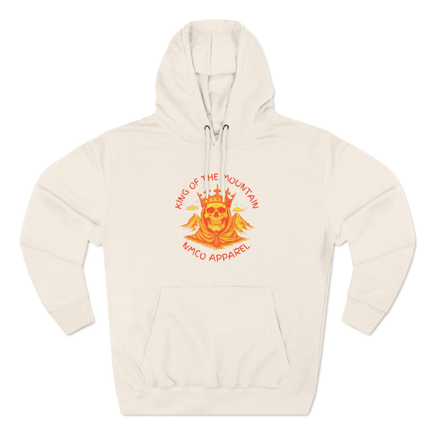 Fleece Hoodie King of PNW Mountains Aggressive Wild Pride