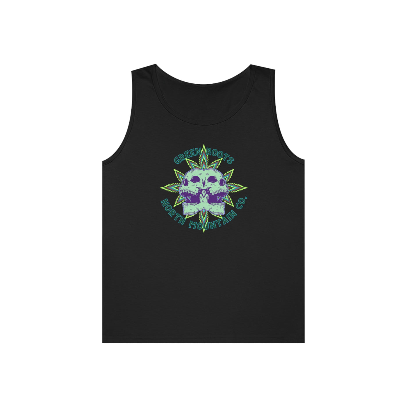 Green Roots  Heavy Cotton Tank Top