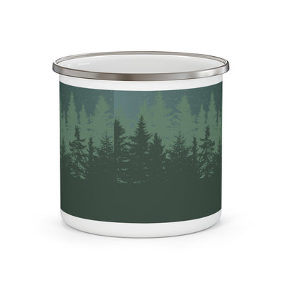 Owl at Midnight Enamel Camping Mug