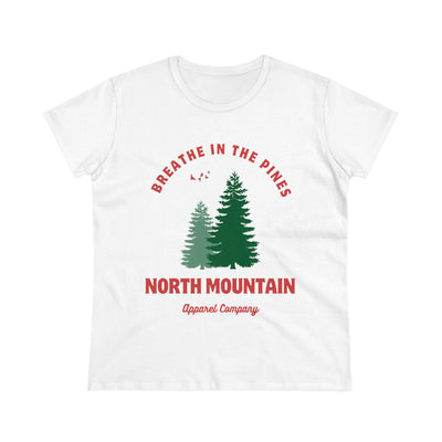 Breathe In The Pine  Midweight Cotton Tee