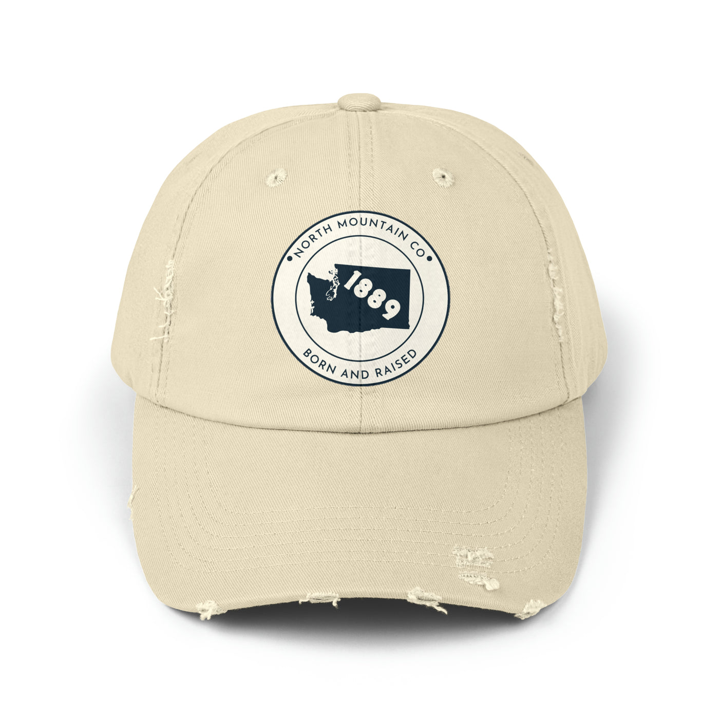 Born And Raised Distressed Cap