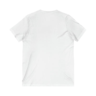 Phasing Through Zen Jersey Short Sleeve V-Neck Tee