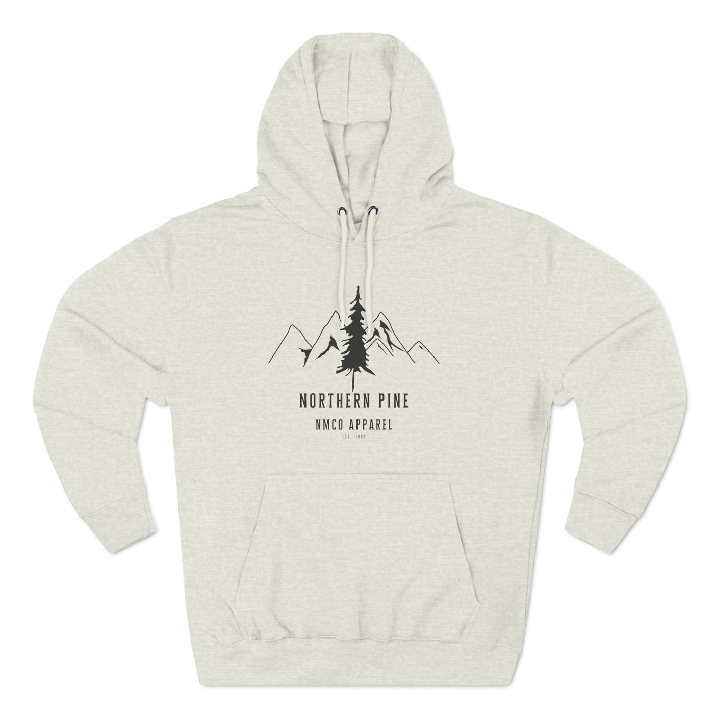 Northern Pines Three-Panel Fleece Hoodie