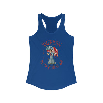 By The Grace Of God Racerback Tank