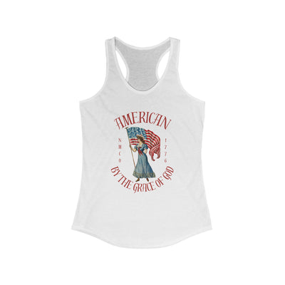 By The Grace Of God Racerback Tank