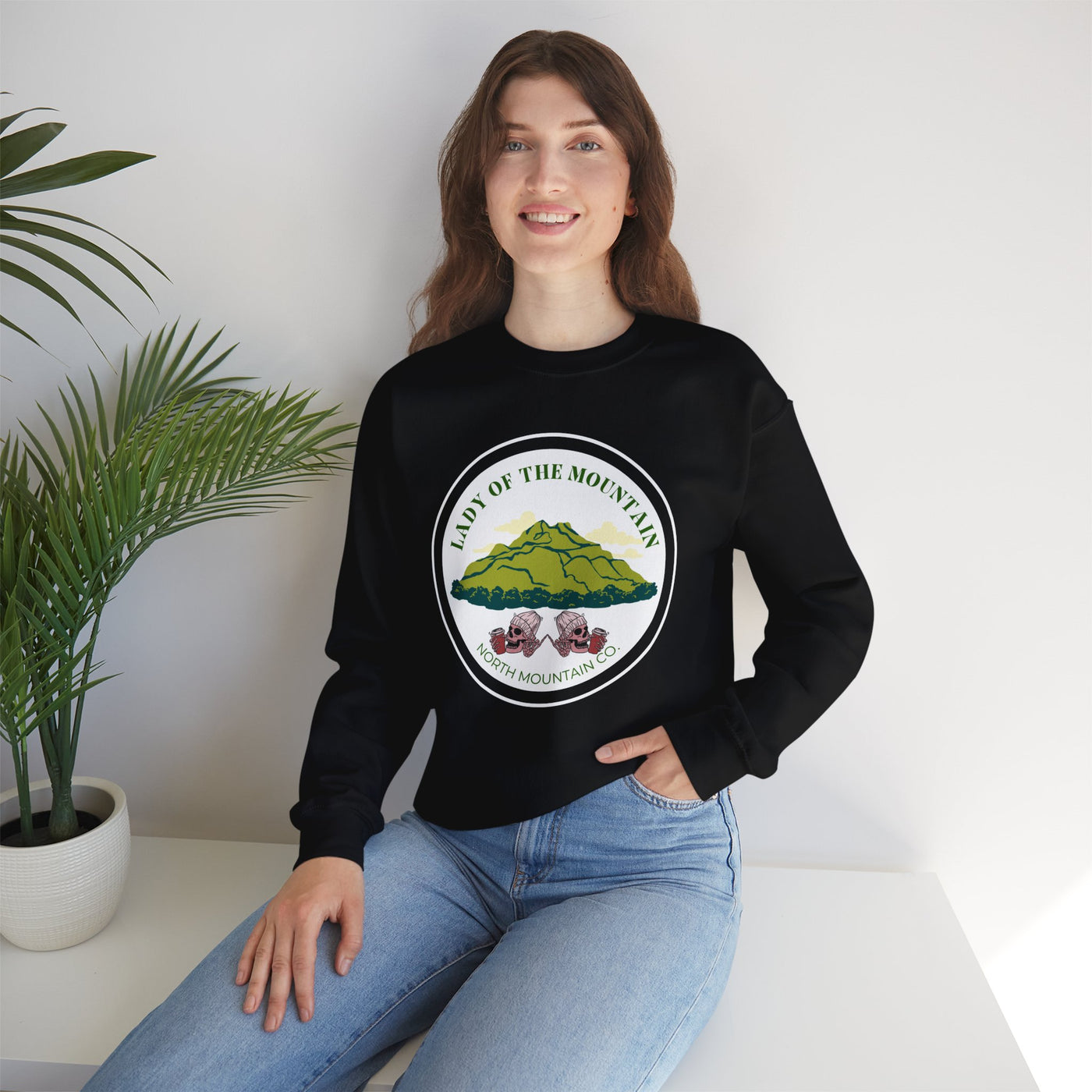 Lady Of The Mountains Heavy Blend™ Crewneck Sweatshirt