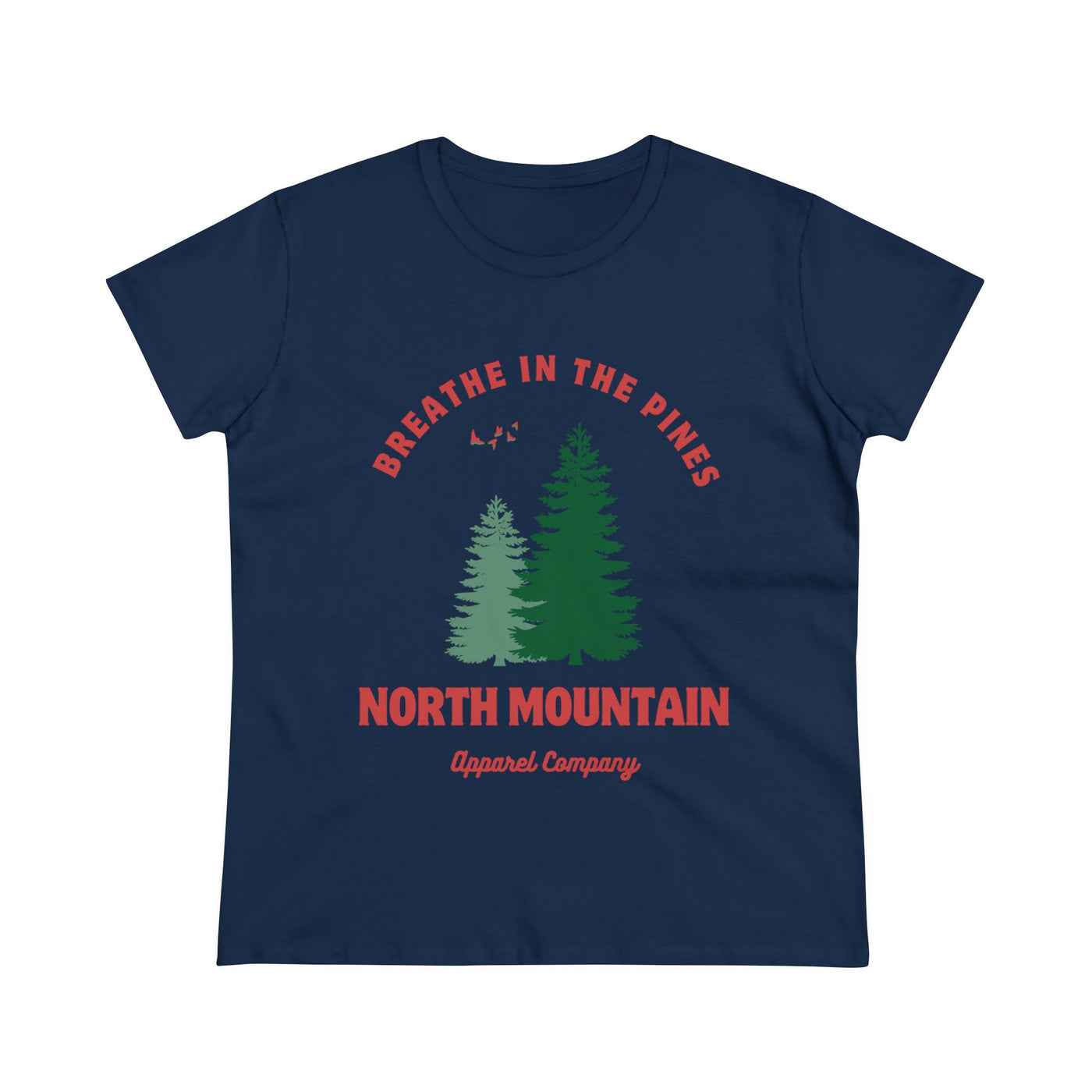 Breathe In The Pine  Midweight Cotton Tee