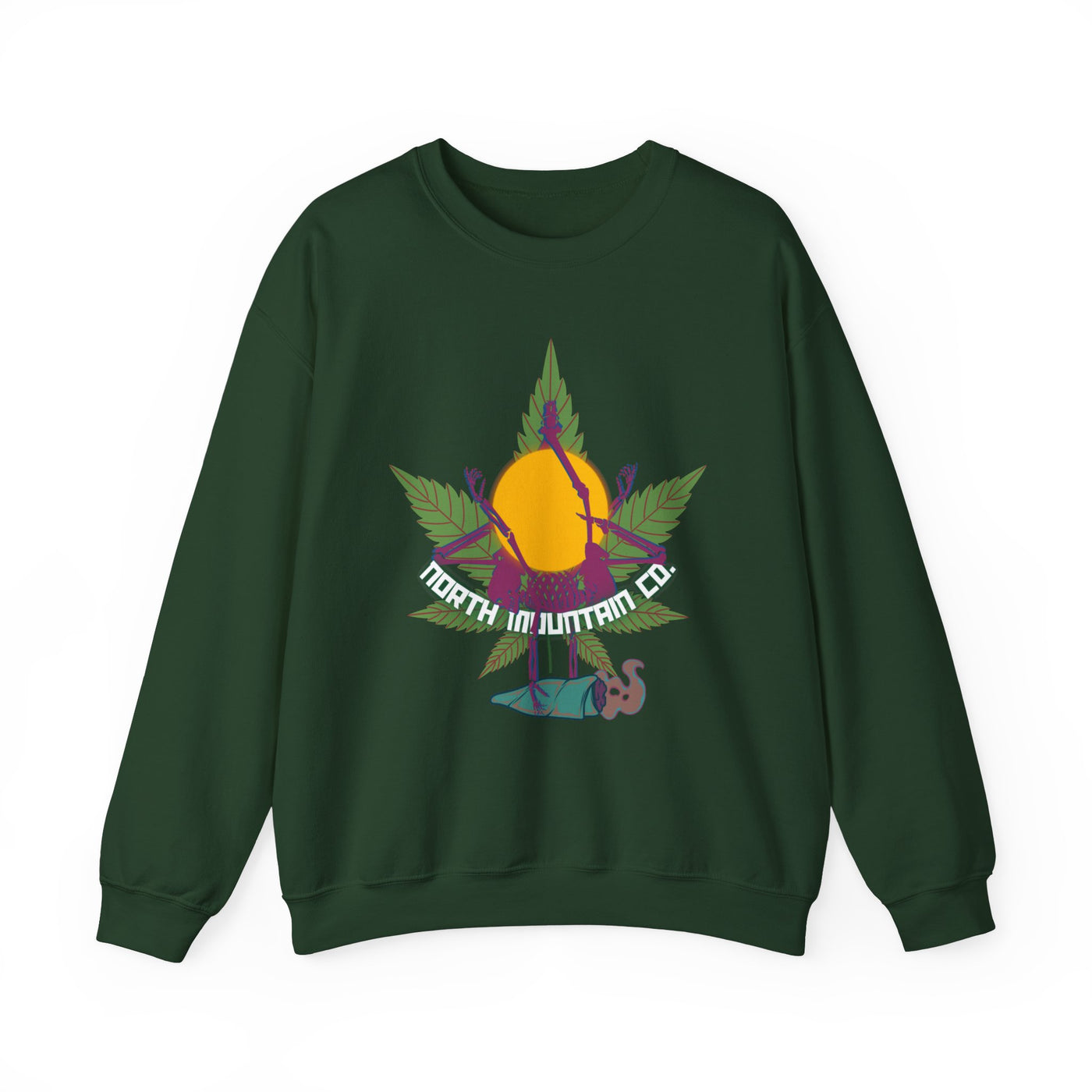 Burn And Turn  Heavy Blend™ Crewneck Sweatshirt