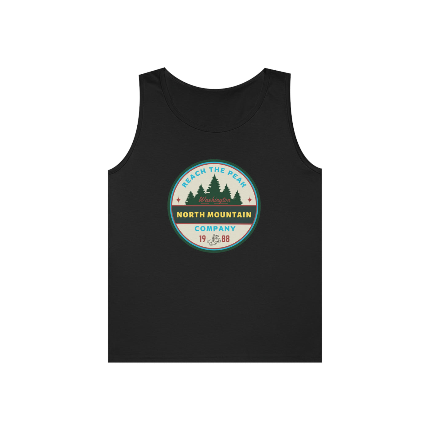 Reach The Peaks Heavy Cotton Tank Top