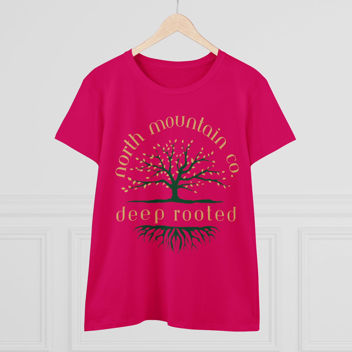 Roots Reach Deep Midweight Cotton Tee