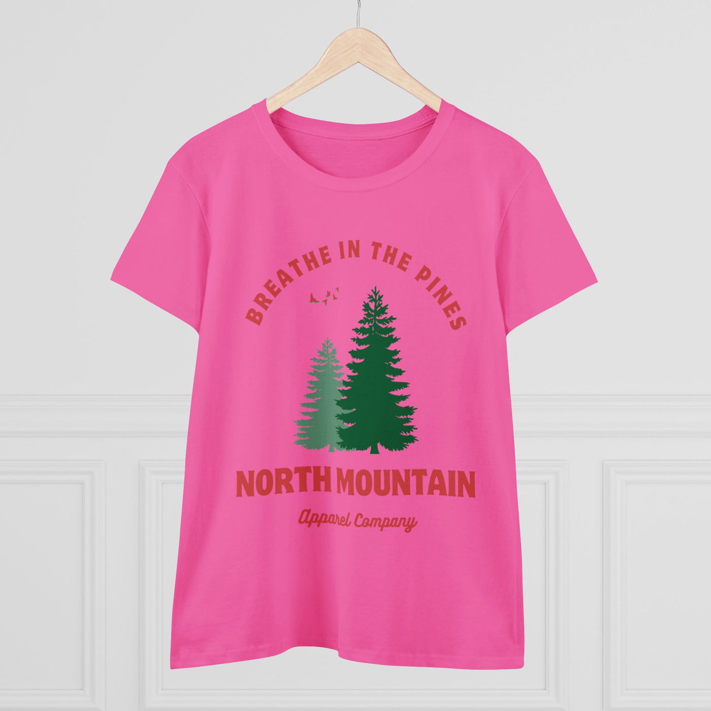 Breathe In The Pine  Midweight Cotton Tee