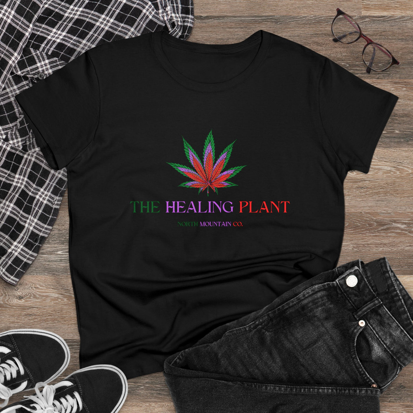 The Healing Plant  Midweight Cotton Tee