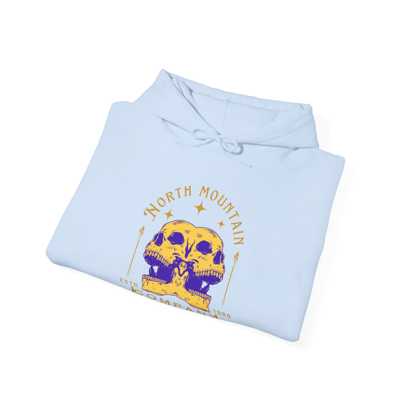 Dueling Skulls Heavy Blend Hoodie