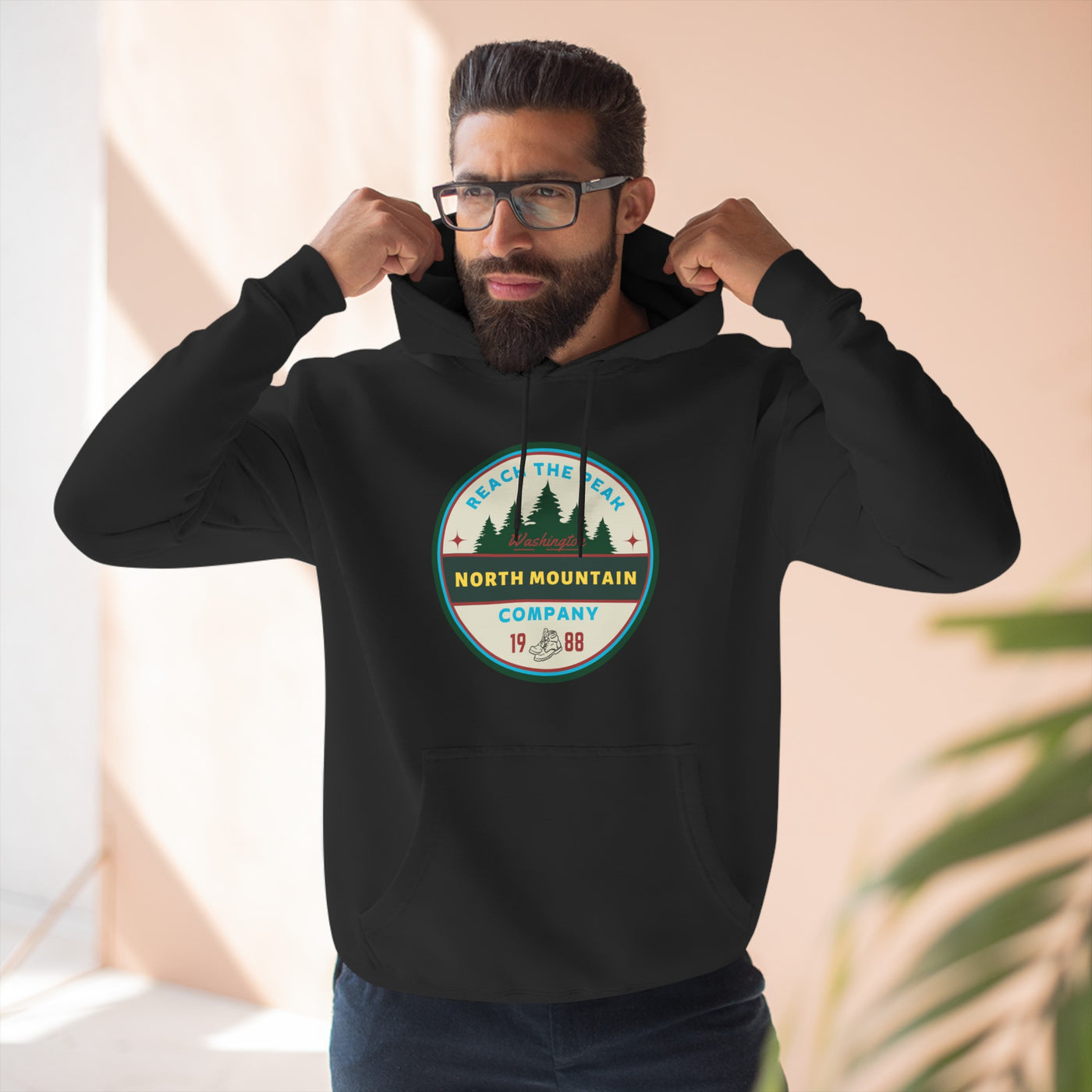 Reach The Peaks Three-Panel Fleece Hoodie