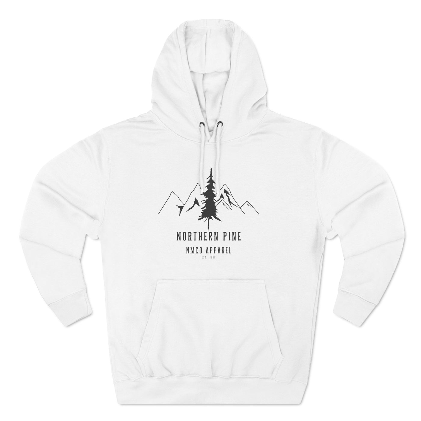 Northern Pines Three-Panel Fleece Hoodie