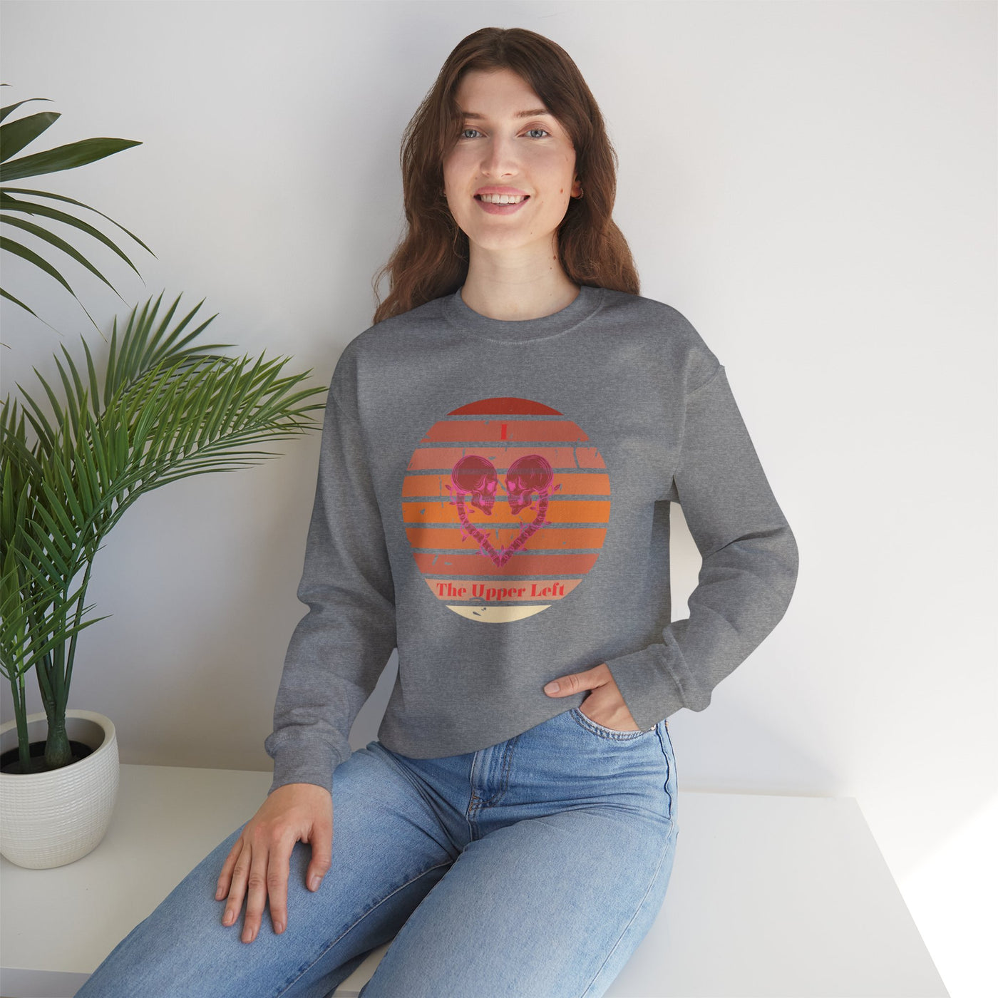 Love The Upper Left Heavy Blend™ Crewneck Sweatshirt