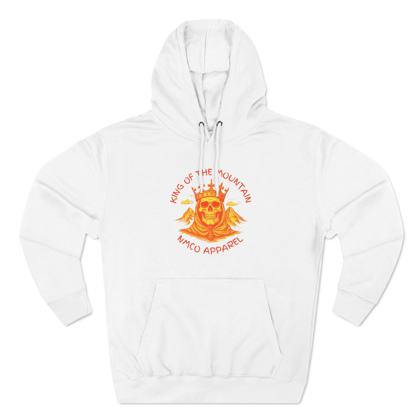 Fleece Hoodie King of PNW Mountains Aggressive Wild Pride