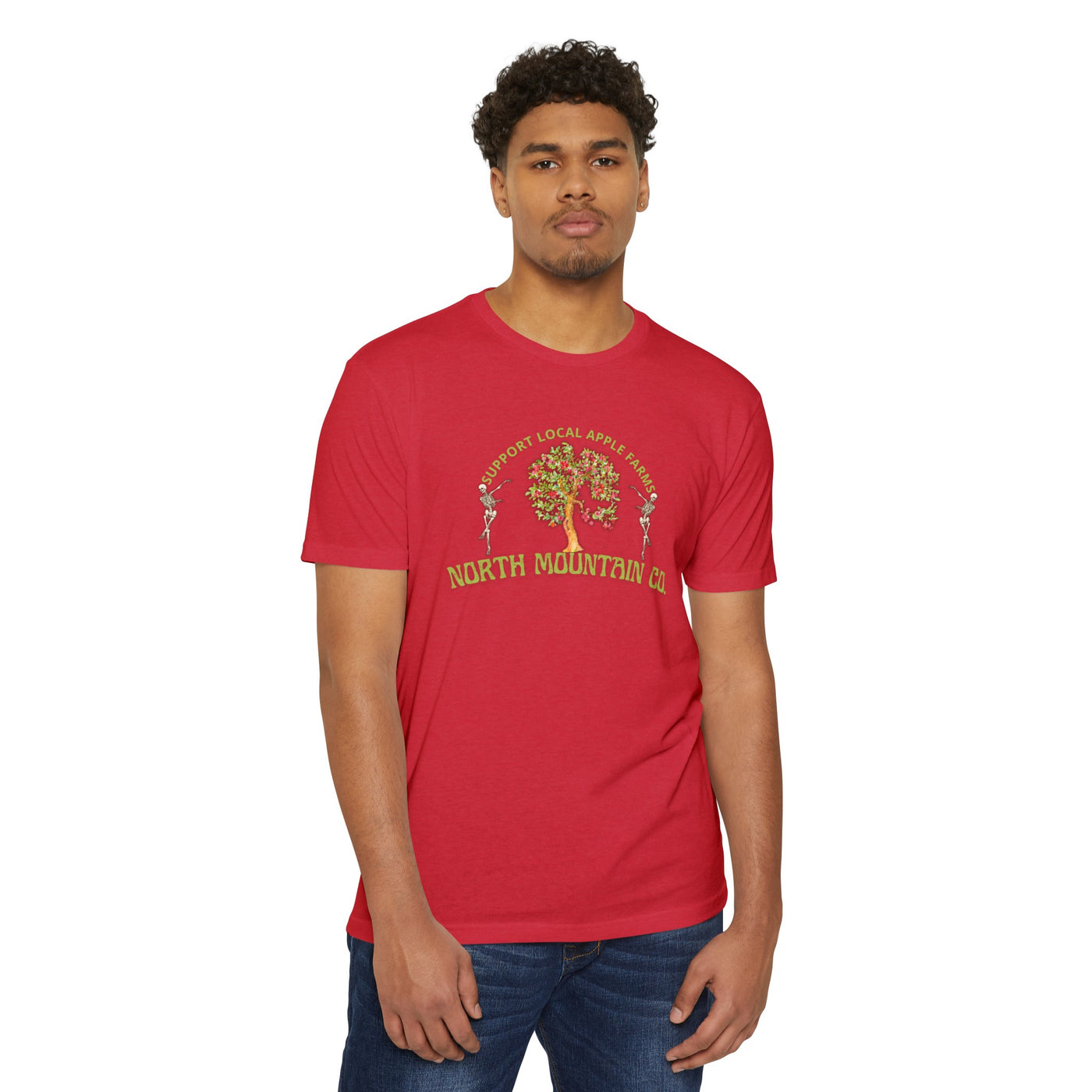 Support Local Apple Farms CVC Jersey T-shirt