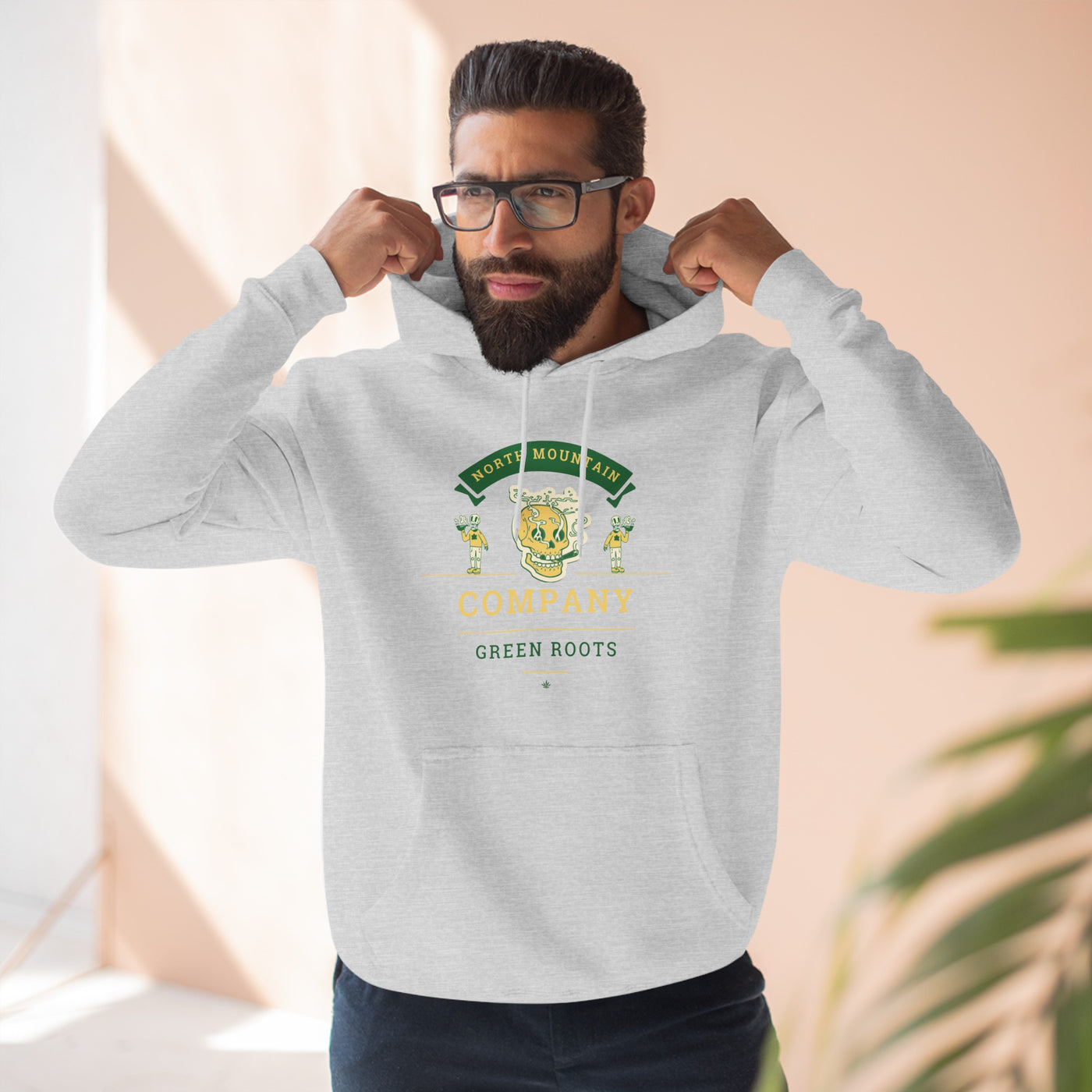 My Roots Are Green Three-Panel Fleece Hoodie