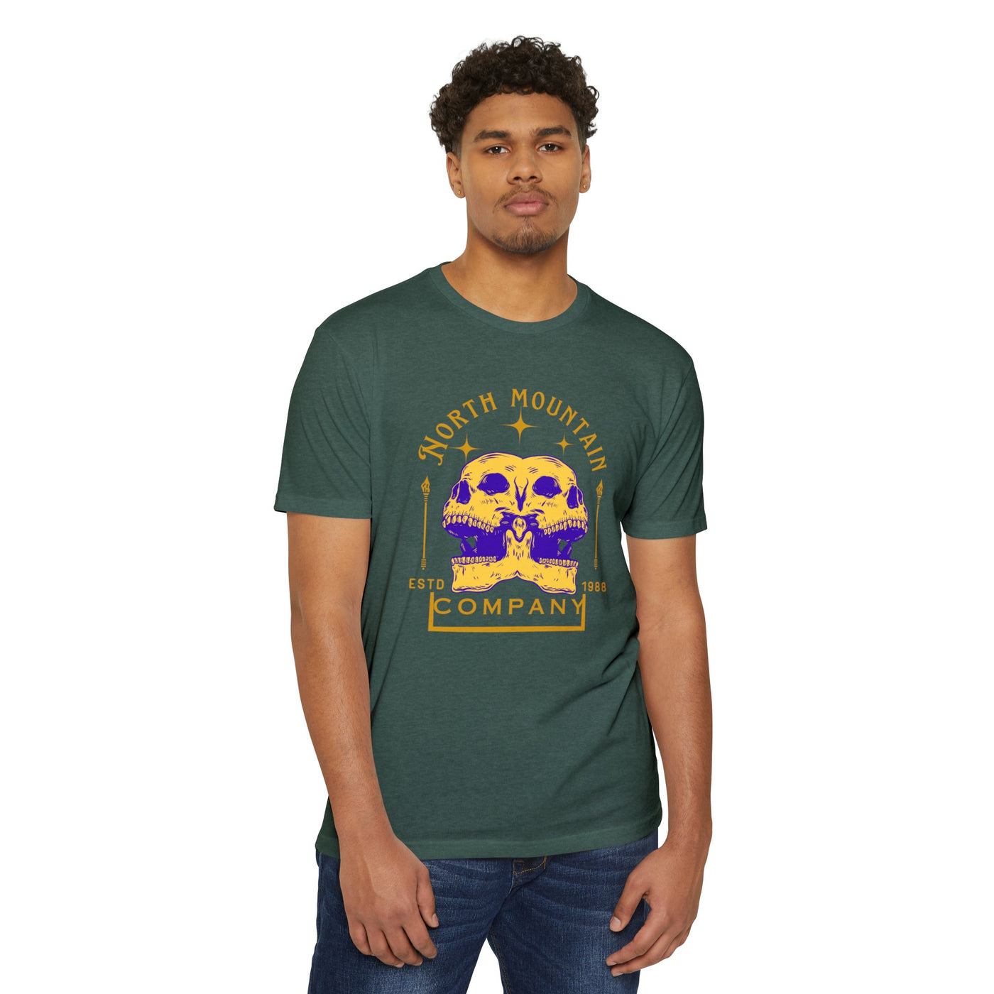 Dueling Skulls CVC Jersey T-shirt