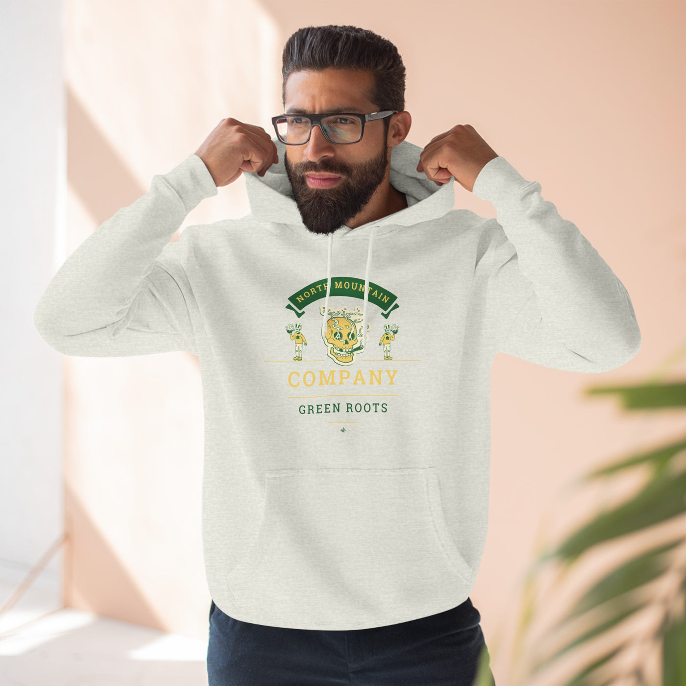 My Roots Are Green Three-Panel Fleece Hoodie