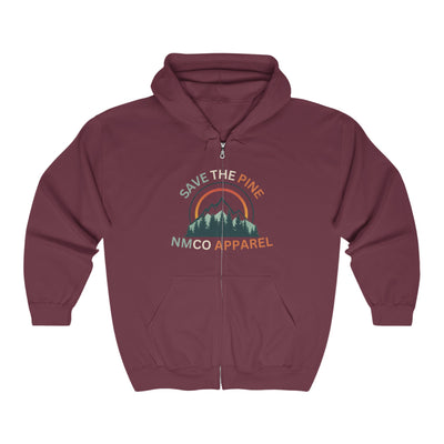 Save The Pine Unisex Heavy Blend™ Full Zip Hooded Sweatshirt