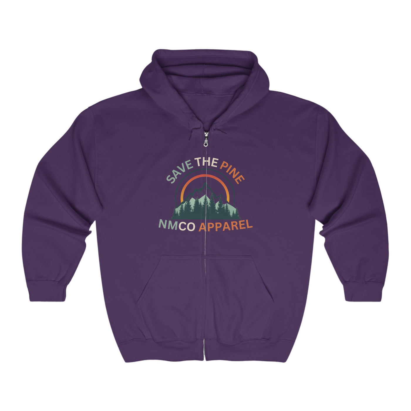 Save The Pine Unisex Heavy Blend™ Full Zip Hooded Sweatshirt