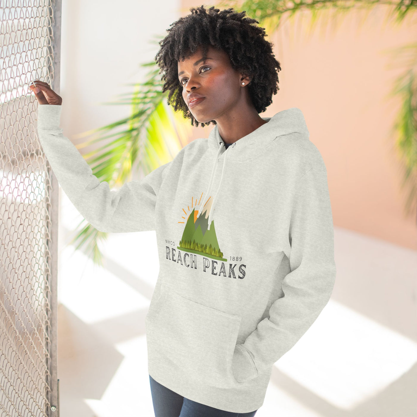 Reach Peaks Three-Panel Fleece Hoodie