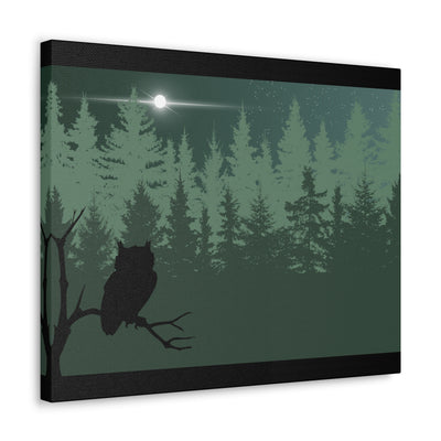 Owl at Midnight Classic Canvas