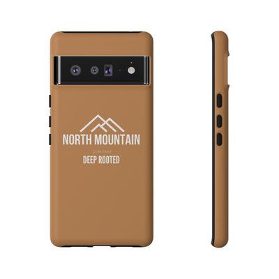 Logo Brown Leather Tough Cases