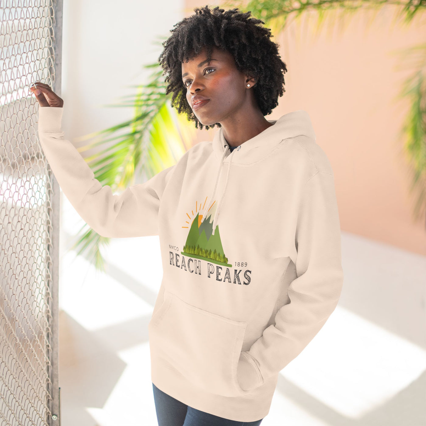 Reach Peaks Three-Panel Fleece Hoodie