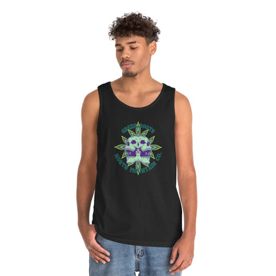 Green Roots  Heavy Cotton Tank Top