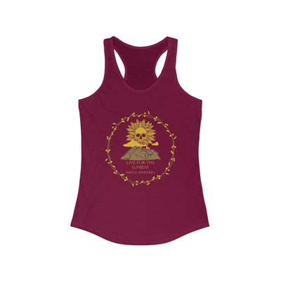 Live For The Sunrise Ideal Racerback Tank