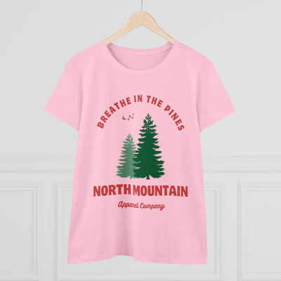 Breathe In The Pine  Midweight Cotton Tee