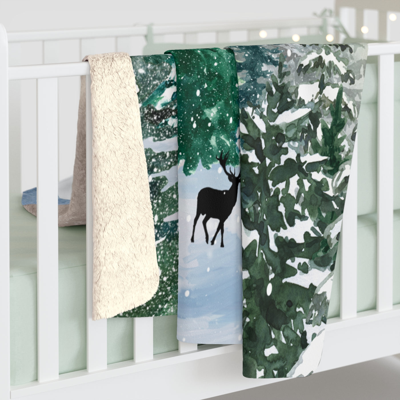 Winter Storm Sherpa Fleece Blanket