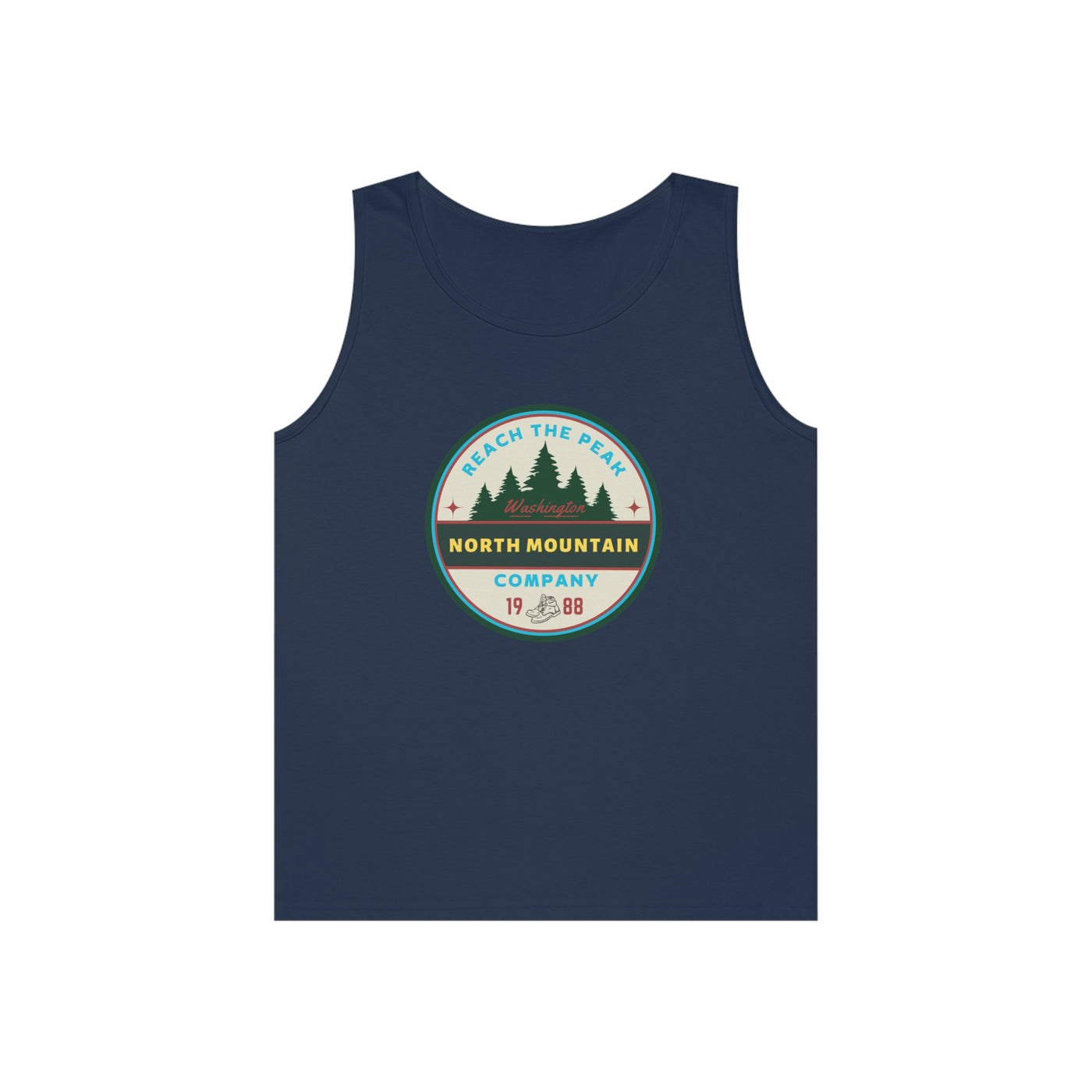 Reach The Peaks Heavy Cotton Tank Top