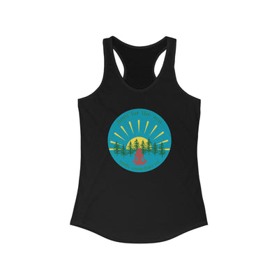 Here For The Zen Ideal Racerback Tank