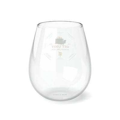 Across The PNW Stemless Wine Glass, 11.75oz