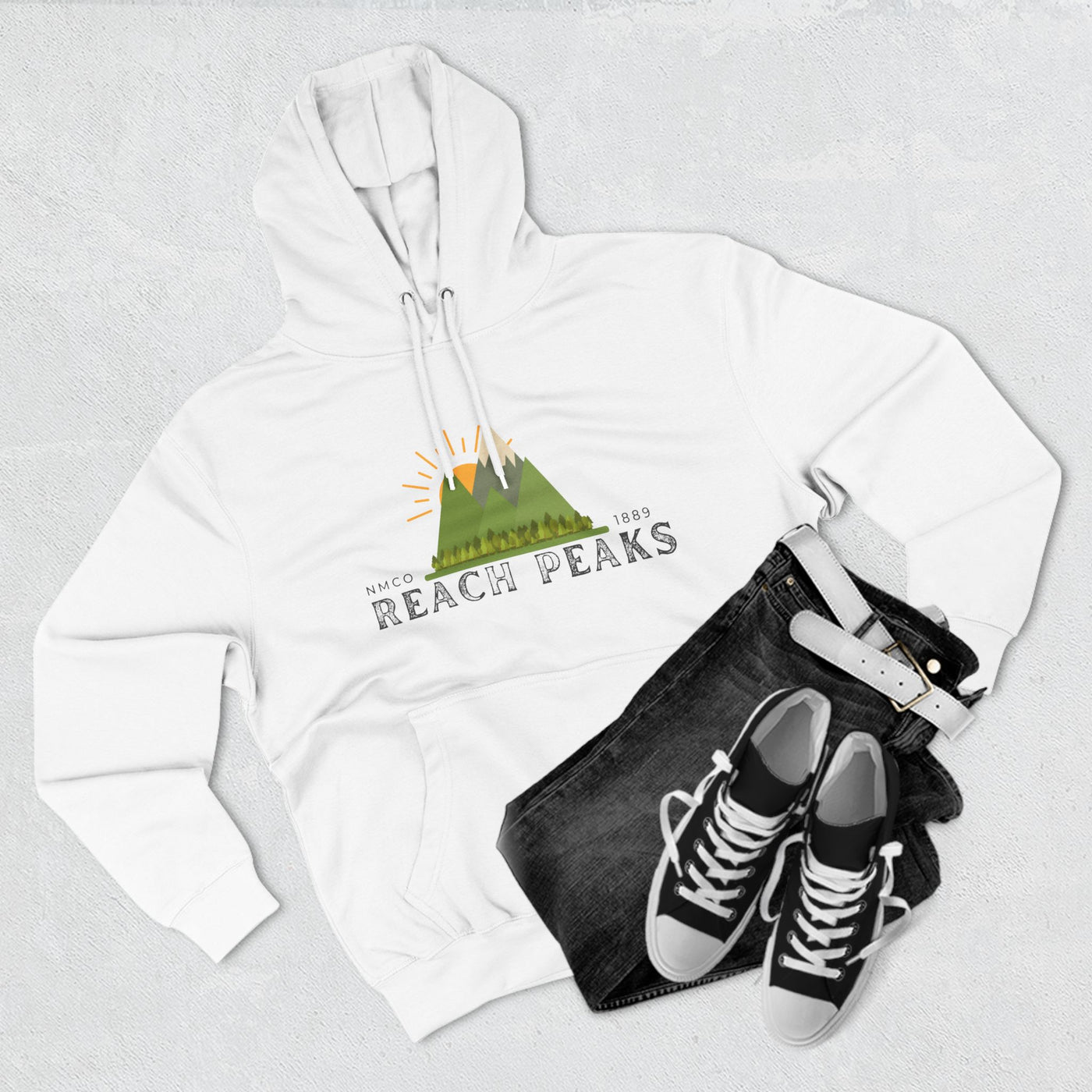 Reach Peaks Three-Panel Fleece Hoodie