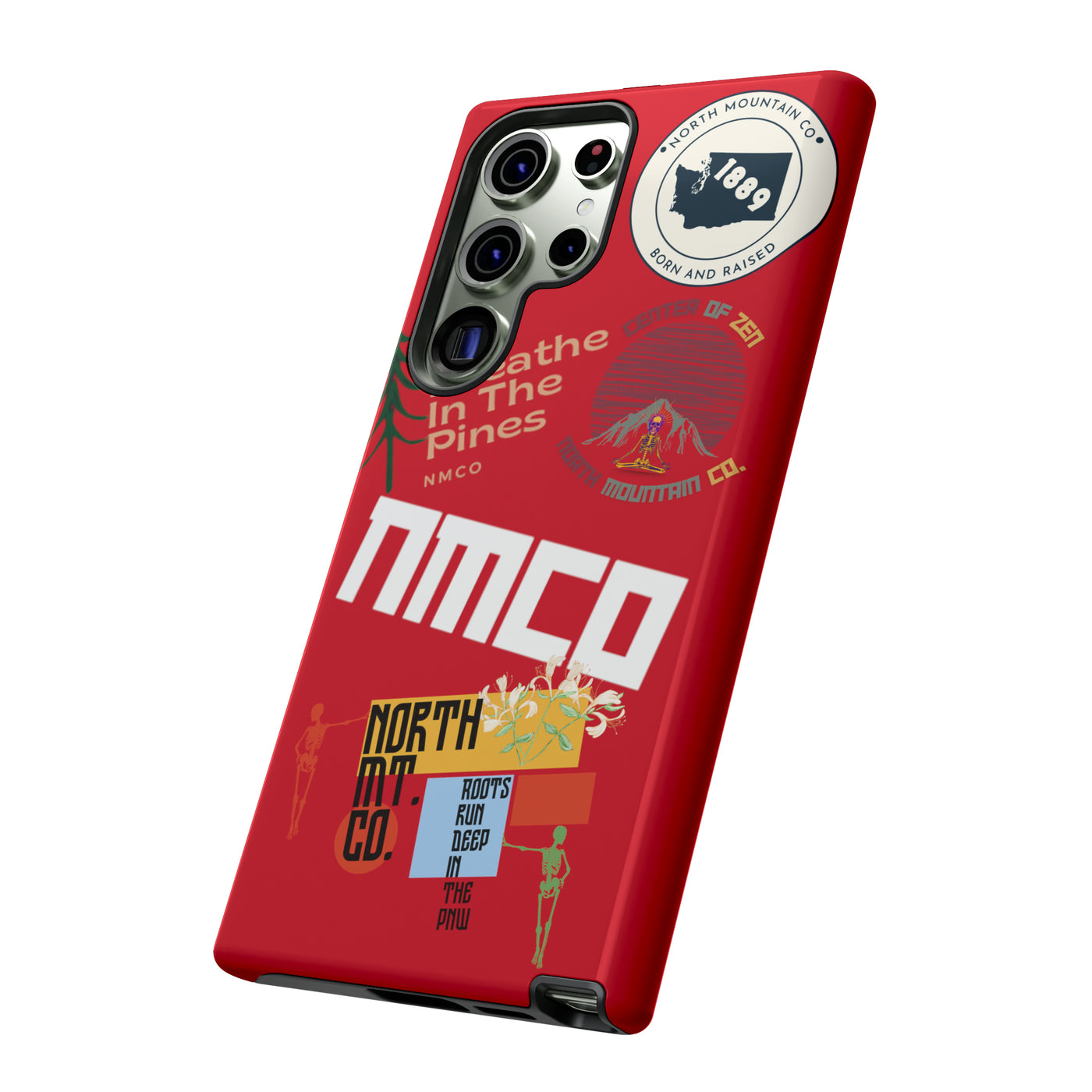 The Collage In Red Tough Cases