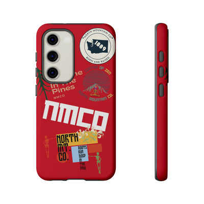 The Collage In Red Tough Cases